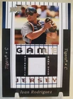 2008 Upper Deck IVAN PUDGE RODRIGUEZ Game-Worn Jersey RELIC Card TIGERS HOF GW
