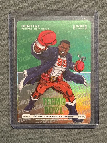 2026 Bo Jackson Battle Arena Tecmo Bowl Dentist Richard Dent Logo Foil Debut