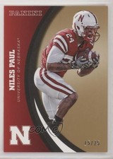 2015 Panini Nebraska Cornhuskers Gold 15/25 Niles Paul #25 0ae