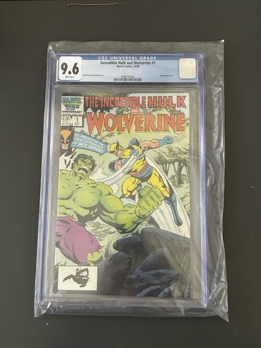 Incredible Hulk and Wolverine #1 (Marvel Comics October 1986) CGC 9.6