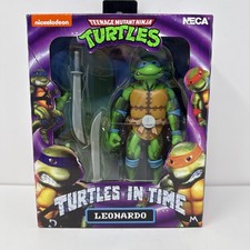 NECA TMNT Teenage Mutant Ninja Turtles in Time Leonardo 7  Action Figure NIB New