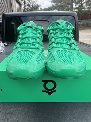 Nike KD18 Warning Label Kevin Durant Basketball Shoes Green Men's