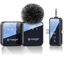 3 in 1 Microphone for iPhone/Android/Camera, Wireless Microphones, 328ft Tran...