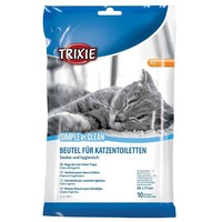 Trixie 4051 Simple'n'Clean Katzentoilettenbeutel, 10 StüCk (1Er Pack), Weiß