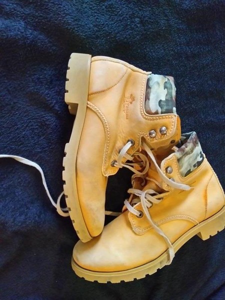 Men Panama Jack Boots Mustard Leather 41