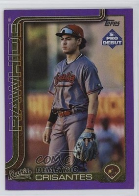2025 Topps Pro Debut Purple Foil 11/299 Demetrio Crisantes #PD-126 1t3