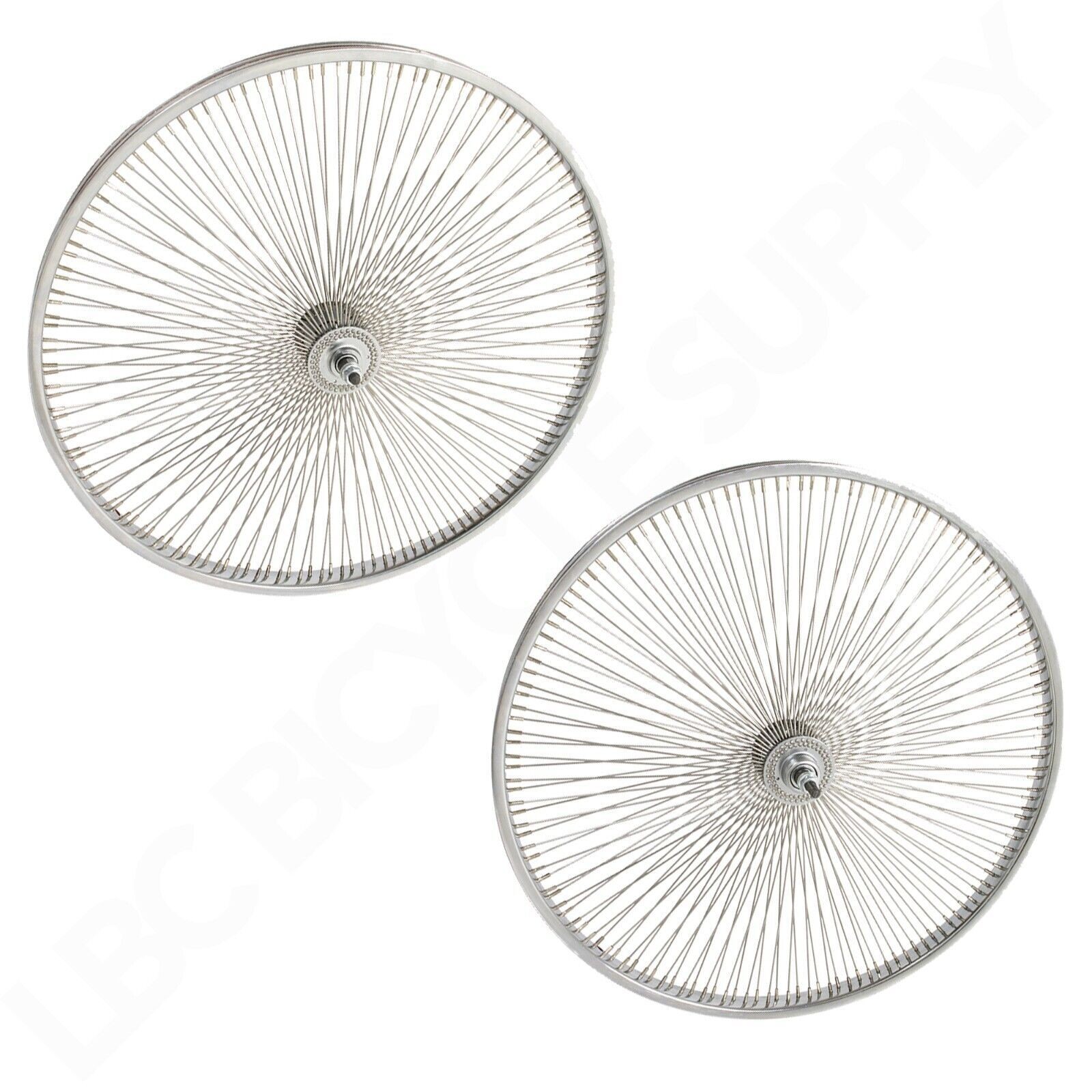 Wheelswith 144 Spokes Chrome