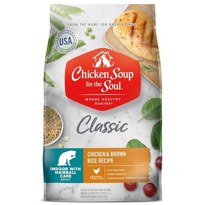 All Natural Premium Indoor w/Hairball Care Adult Dry Cat Food, Real Meat Firs...
