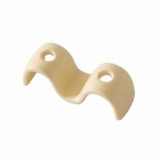 Ceramic toothbrush holder, wavy toothbrush holder with two openings,