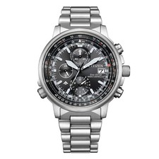 CITIZEN - Radiocontrollato Crono Pilot Acciaio 41mm - REF: AT8300-58E