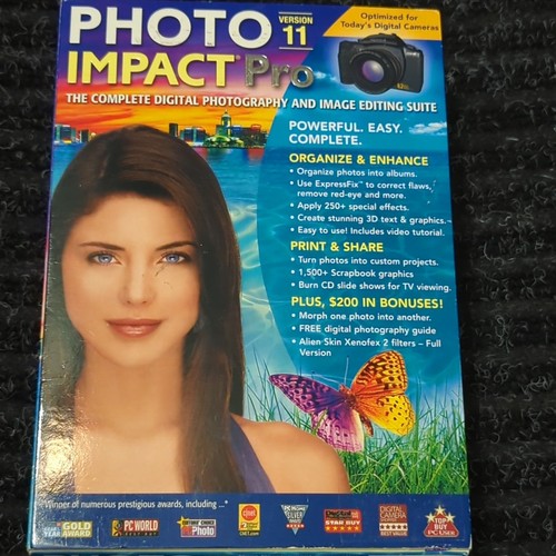 RARE Photo Impact Pro Version 11: The Complete Digital Photo Image Editing Suite