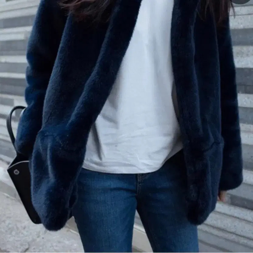 Mango Man Pleats Eco Fur Coat thumbnail 6