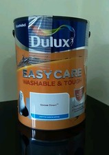 DULUX  5 LITRE TIN EASYCARE WASHABLE GOOSE DOWN GREY EMULSION PAINT (Unopened) 4.30 per litre