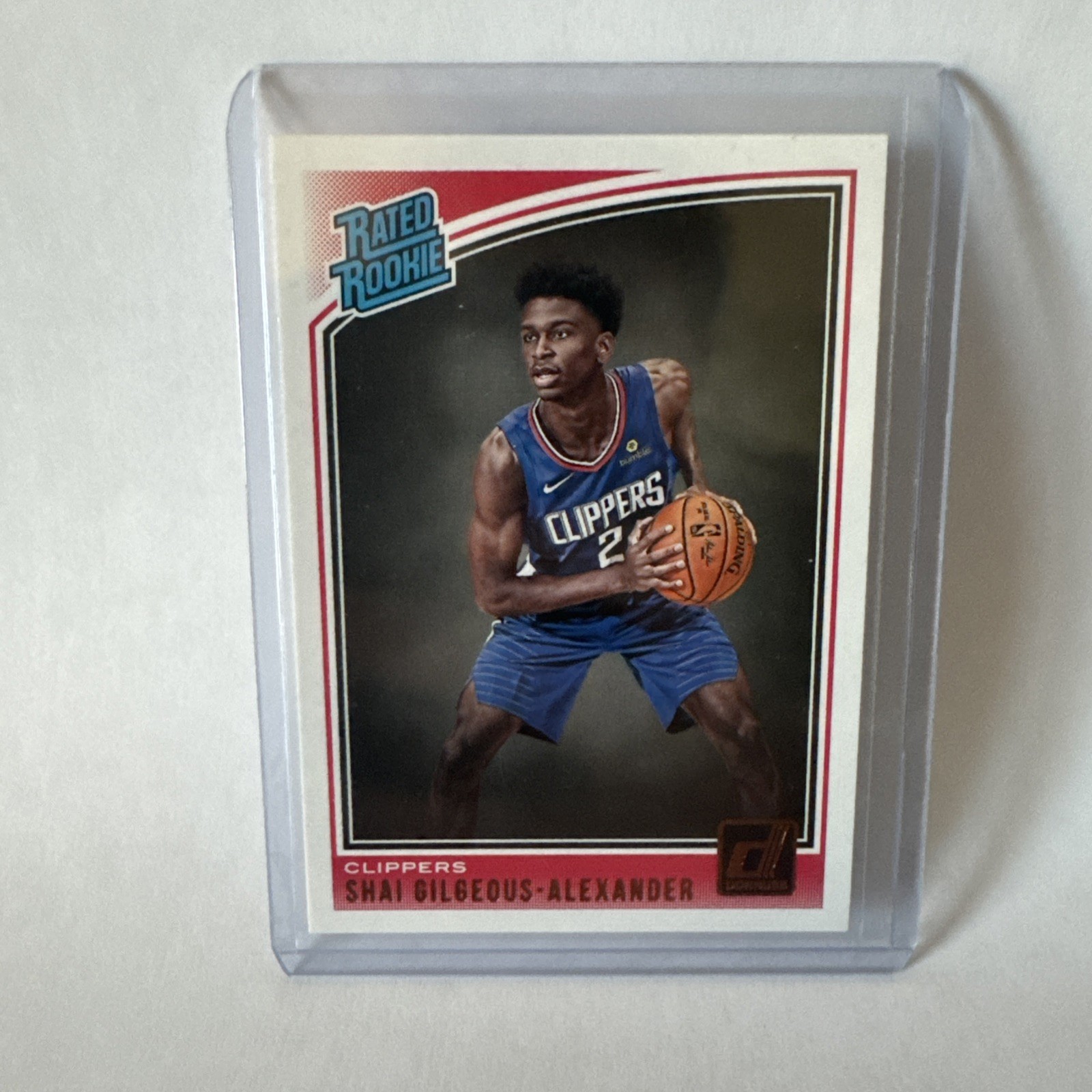 2018-19 Panini Donruss - Rated Rookies Shai Gilgeous-Alexander #162 (RC)