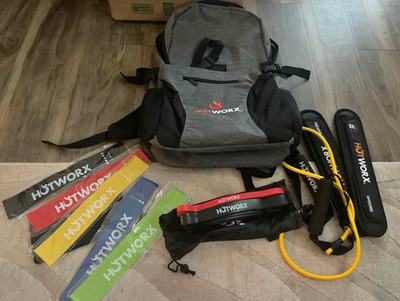 HOTWORX Flex Loop Bands & Sleeves, Resistance Bands, Core Compressor, Backpack