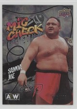 2023 Upper Deck AEW All Elite Wrestling Mic Check Silver Foil /199 Samoa Joe 2y5