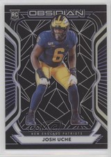 2020 Panini Obsidian Rookies Electric Etch Purple 97/100 Josh Uche #199 0s5s