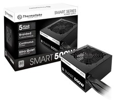 Thermaltake Smart Series 500W SLI/CrossFire Continuous Power ATX Power Supply...