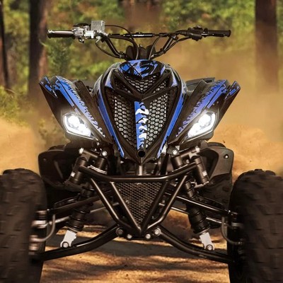 2pcs LED Headlights DRL Lamp Combo For Yamaha Raptor 250 350 700 YFZ 450 450R