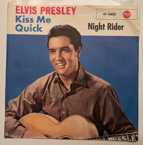 Elvis Presley - Kiss Me Quick - Germany RCA Victor PS 45 EX