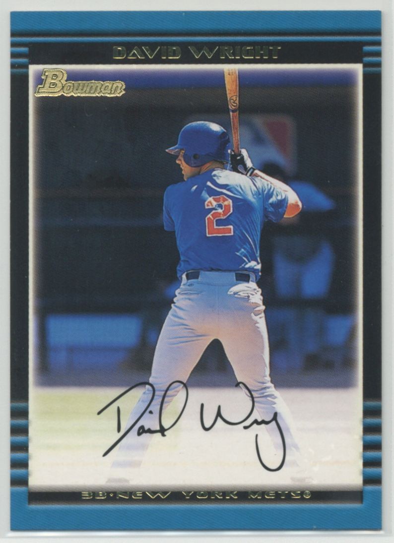 David Wright 2002 Bowman RC Rookie #381 New York Mets