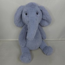 Jellycat - Puffles Elephant - Small Plush Soft Toy 8" Retired Dusky Blue Pastel