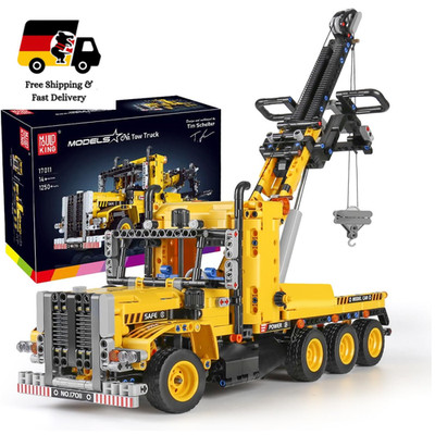 Mould King 17011 Technik Abschleppwagen Klemmbausteine