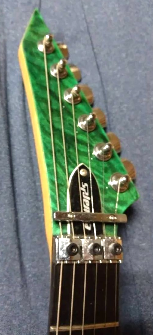 Edwards by ESP Maverick Guitar E-MV-125FR Turquoise Green 27f