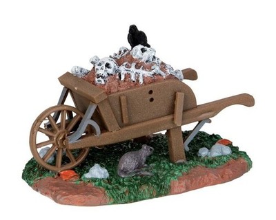Lemax-54906, HW25, Halloween, Scarry Wheelbarrow, Spooky Town, Gruseldorf