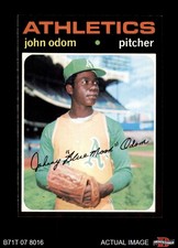 1971 Topps #523 Blue Moon Odom Athletics 7 - NM