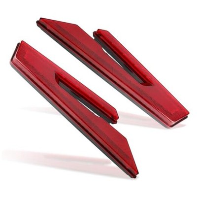 Set of 2 LED Taillights, Left and Right Red Rear Brake Stop Lights Tail Lamps, 