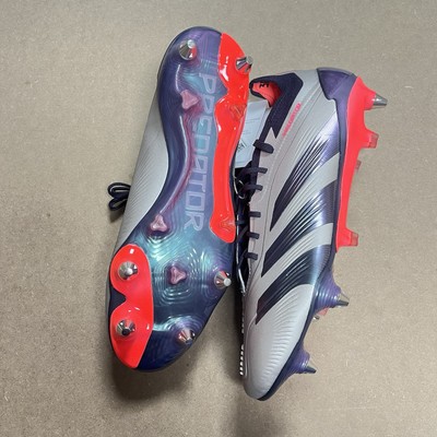 Adidas Predator Elite SG Platinum Metallic ID0913 Soccer Cleats Mens Size 8.5
