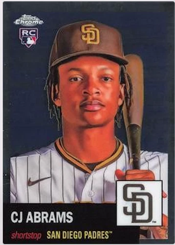 CJ Abrams 2022 Topps Chrome CJ Abrams Rookie