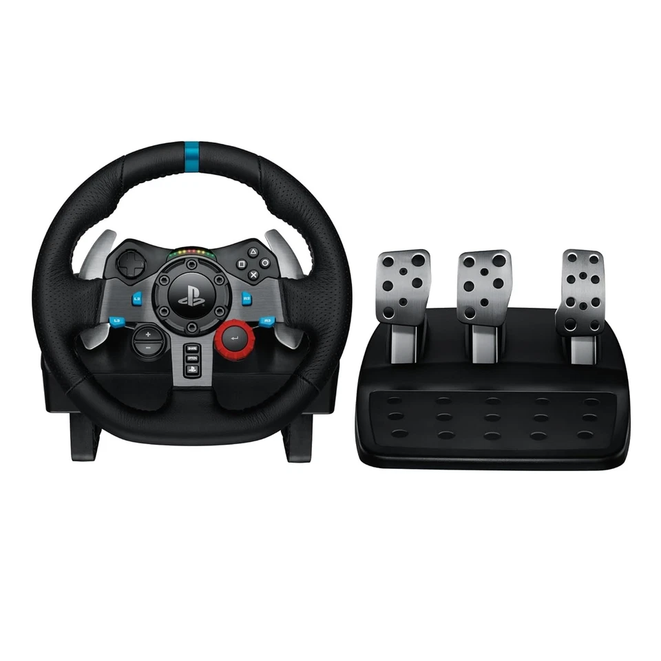 Logitech G29 Driving Force Racing Wheel and Floor Pedals PS5, PS4, PC, Mac Black - Image 2 of 4