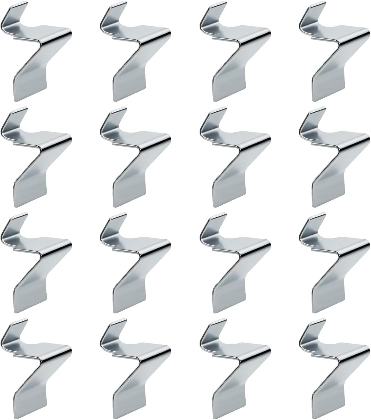 16 Pcs Metal Cabinet Shelf S-Clips Compatible Sandusky Metal-image