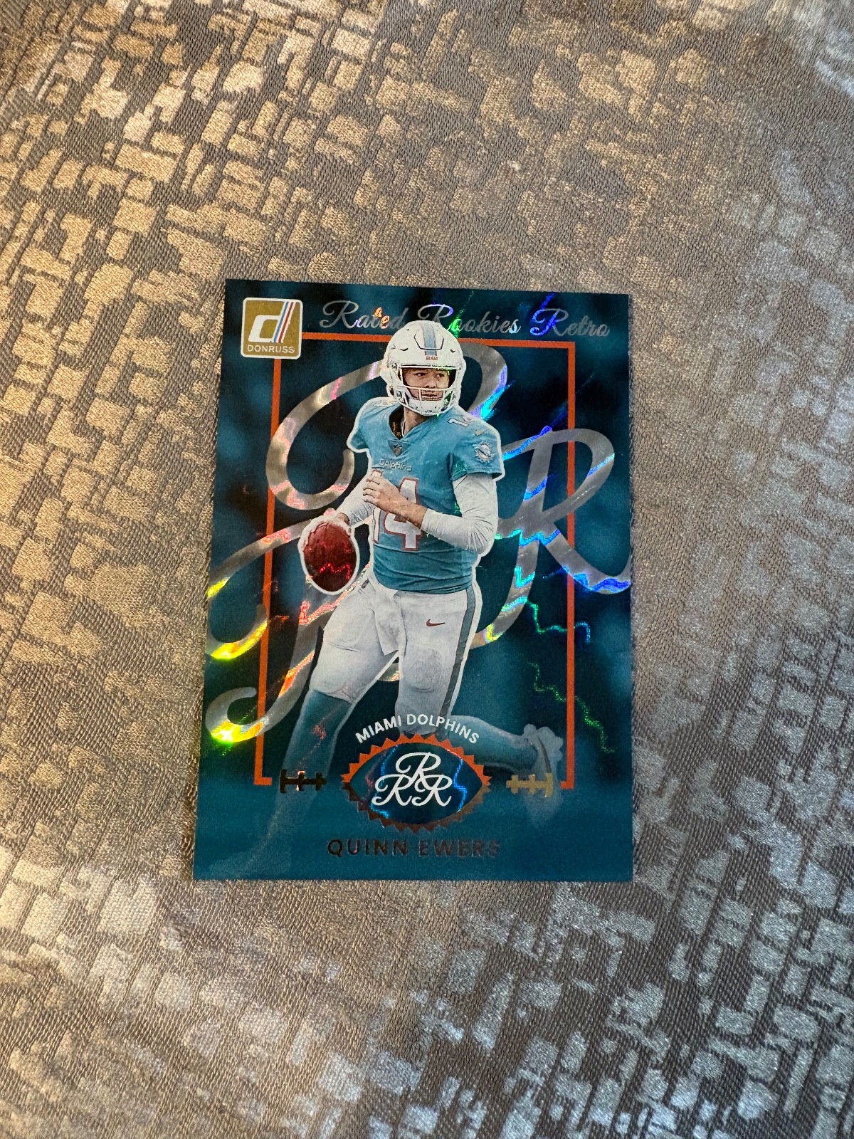 2025 Panini Donruss- Rated Rookies Retro Quinn Ewers #13 (RC)