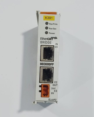BECKHOFF | EL6692 | EtherCAT Terminal Communication Interface TESTED OKAY