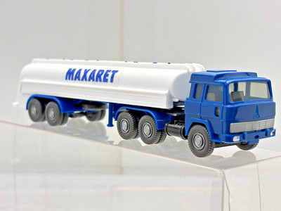 WIKING Werbemodell ''DUNLOP/2 - MAXARET'' Tanksattelzug MAGIRUS 235 D ultramarin 2