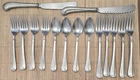 15 PIECES INTERNATIONAL PEWTER FAIRFIELD FORKS SPOONS & KNIVES AS PICTURED
