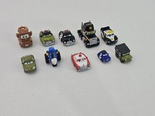 Disney Pixar Cars SET Of 10 Mini Adventures Radiator Springs Police - RARE 
