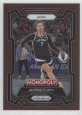 2024 Panini Prizm Monopoly WNBA Brown Prizm 199/249 Alysha Clark #7 aj5