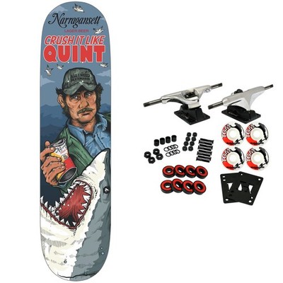 All I Need Skateboard Complete Crush it Like Quint 8.25'' Narragansett Beer