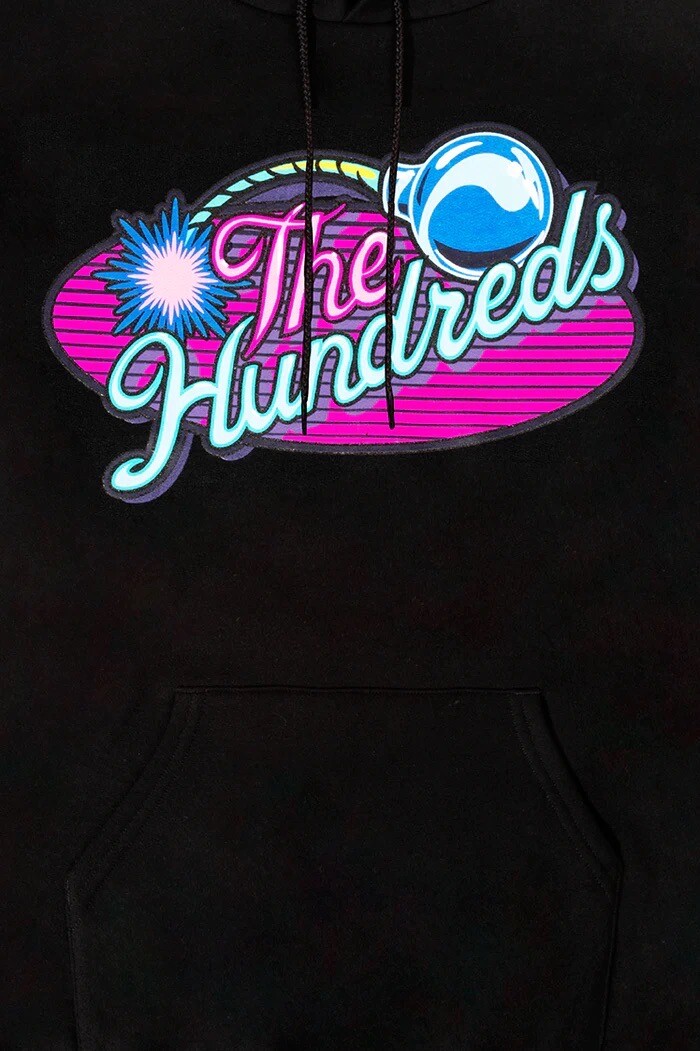 NWT The Hundreds Slant Machine Pullover Hoodie Black | eBay