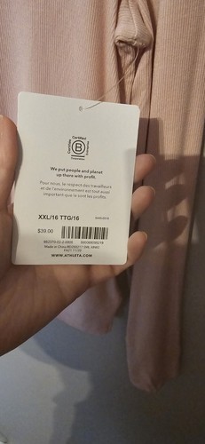 Athelta Girl Twist Top Size XXL (16) - Picture 5 of 10