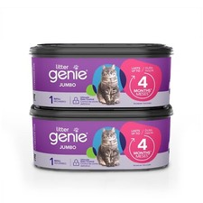 Litter Genie Jumbo Refill 2 Pack 56 Feet Odor Control Cat Litter Bags