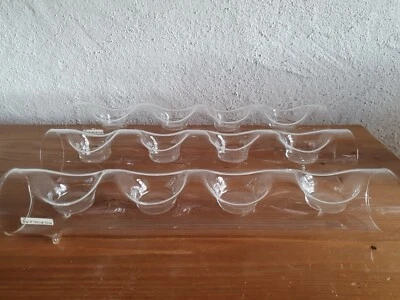 Glasröhre klar , für 4 Teelichter , zum Ausdekorieren , 3 Stück - Bild 1 von 3