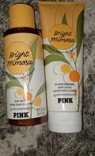 VS pink bright mimosa mist  lotion set BRAND NEW