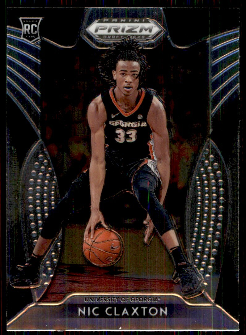 2019-20 Panini Prizm RC Rookie Nic Claxton Georgia Dogs #31