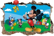 s46  micky maus 120 cm mickey mouse minnie donald pluto Wandaufkleber Wandtattoo