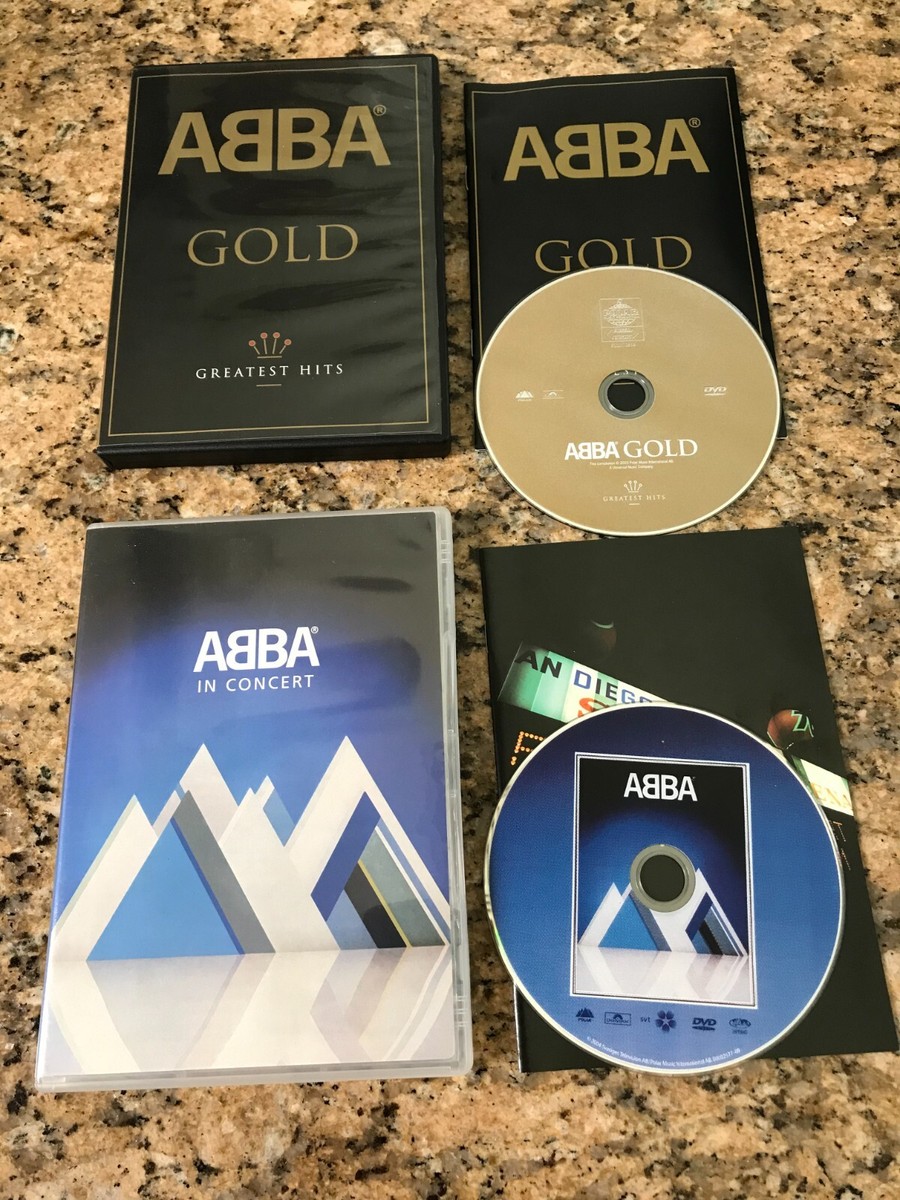 【中古CD】ABBA / Gold: Greatest Hits - Sound + Vision (W/Dvd) Abba - Gold Greatest Hits + In Concert (2 DVD Set) Like New